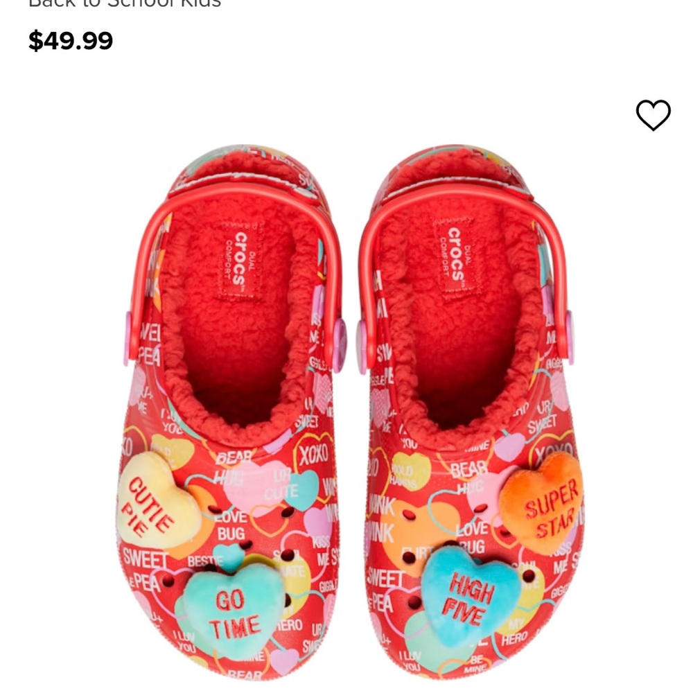 Sweetheart crocs